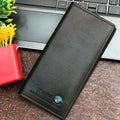 Men's PU Leather Wallet with BMW Logo Brown